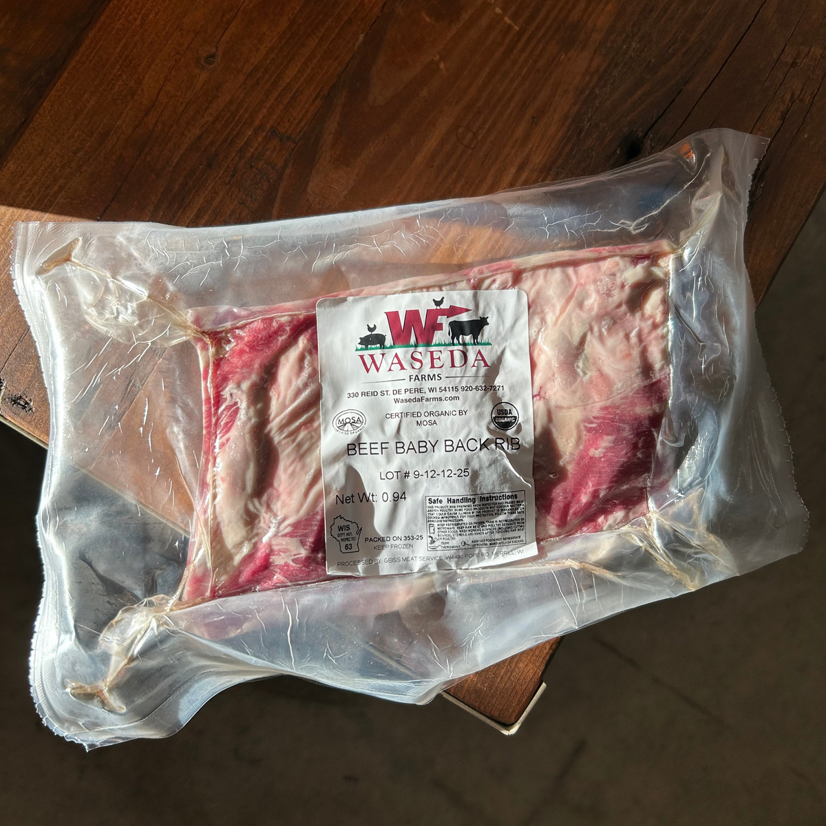 Beef Baby Back Ribs