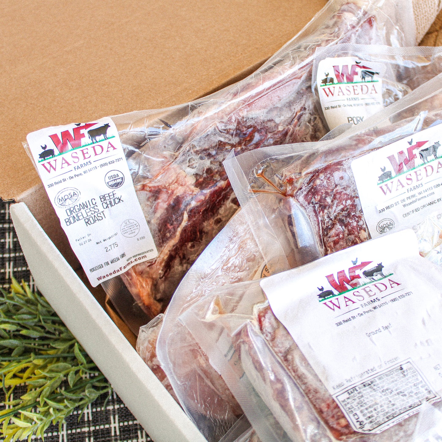 Waseda Family Box – Small (Organic Mixed Meat Box)