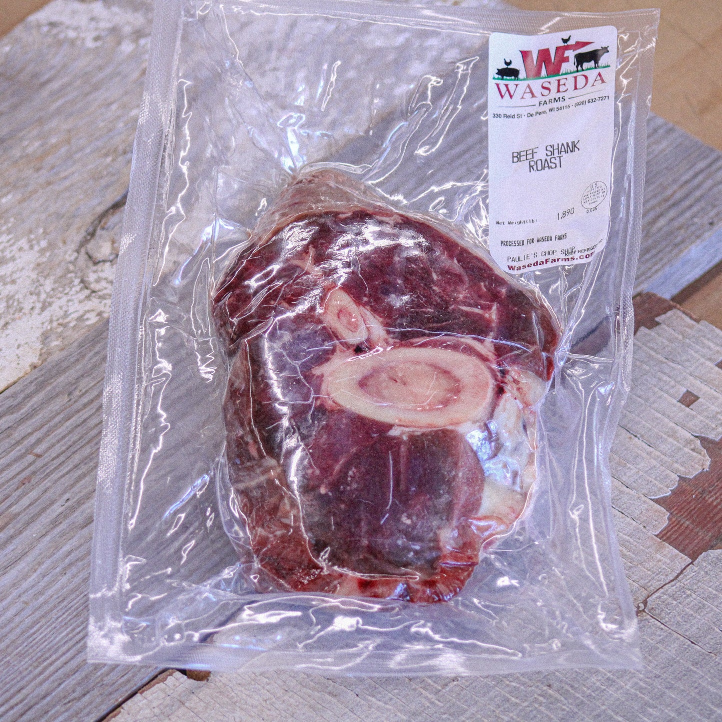 Shank Roast — grass-fed, raised on Waseda Farms