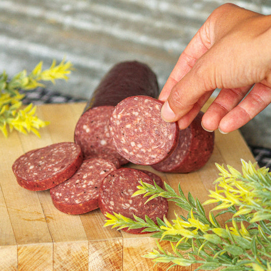 Organic Grass Fed Summer Sausage No Sugar Added